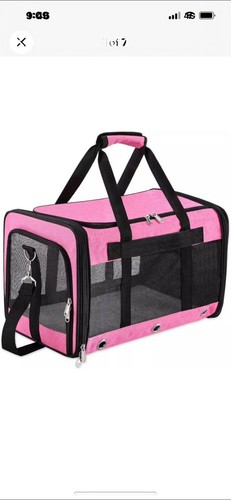Fabric pet carrier crate - carrier, large