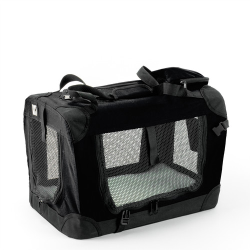 Kct small black fabric pet - black,