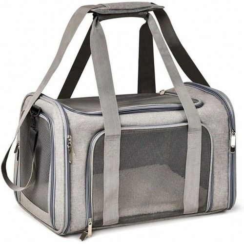 Fabric pet carrier bag - fabric,