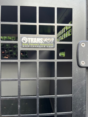 Trans single dog box - k9,