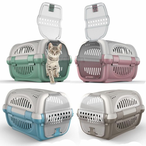 Large cat carrier box puppy - carrier,