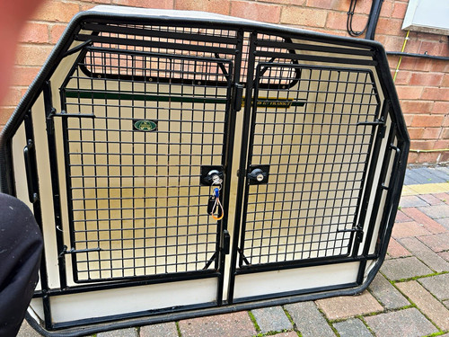 Lintran dog car cage white - cage,
